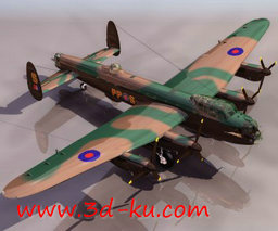 3D打印模型BBMF Landcaster飞机的图片
