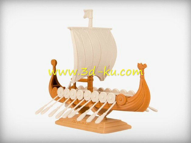 Drakkar帆船模型的图片2