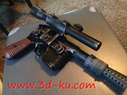 3D打印模型汉·索罗的DL-44改装部件（2）的图片