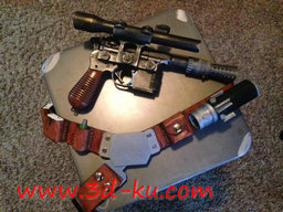 3D打印模型汉·索罗的DL-44改装部件（2）的图片