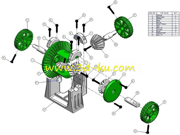 函齿轮系统模型的图片15
