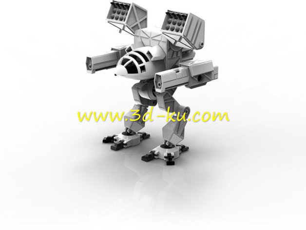 疯猫MKII BattleMech模型的图片1