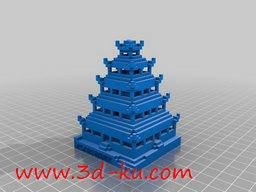 3D打印模型宝塔的图片