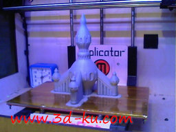 3D打印模型城堡的图片