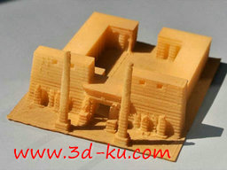 3D打印模型卢克索寺庙的图片