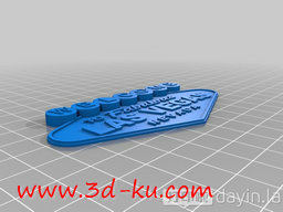 3D打印模型拉斯维加斯标志的图片