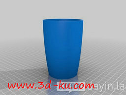 3D打印模型微笑的牙膏杯的图片