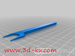 3D打印模型饼干叉的图片