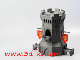 3D打印模型城堡的图片