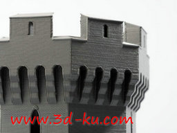 3D打印模型城堡的图片
