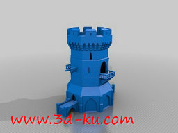 3D打印模型城堡的图片