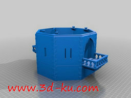 3D打印模型城堡的图片