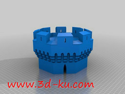 3D打印模型城堡的图片