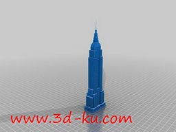 3D打印模型美国帝国大厦的图片