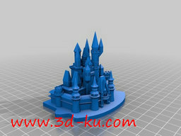 3D打印模型灰姑娘的城堡的图片