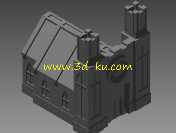 教堂建筑模型的图片1