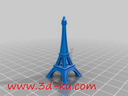 3D打印模型巴黎著名建筑的图片