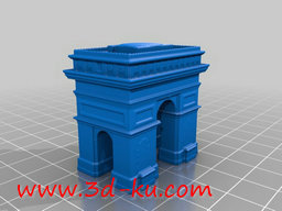 3D打印模型巴黎著名建筑的图片
