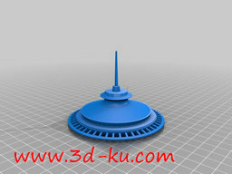 3D打印模型西雅图太空针塔的图片
