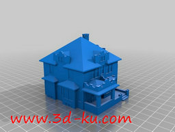 3D打印模型豪华的别墅的图片