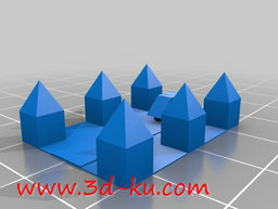 3D打印模型凯文豪斯房子的图片