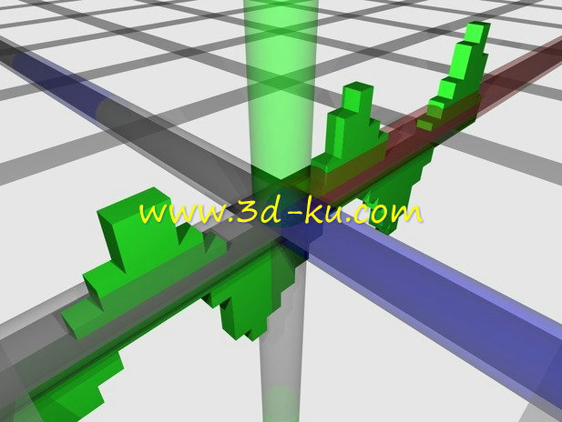3D 的锡路线图模型的图片1
