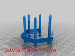 3D打印模型中国风亭子的图片