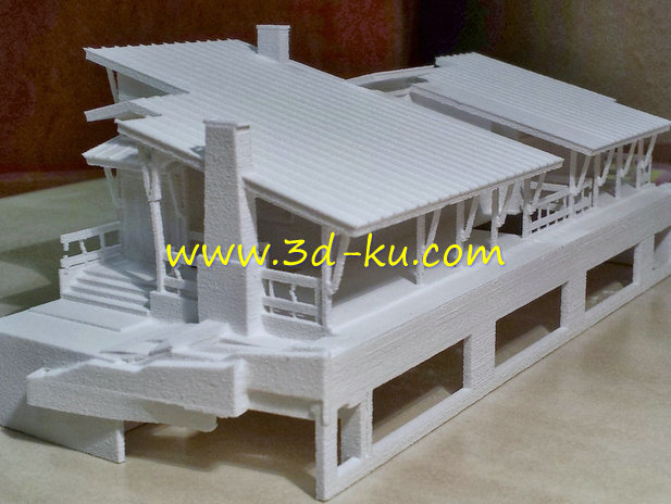 豪华的二层住宅模型的图片1