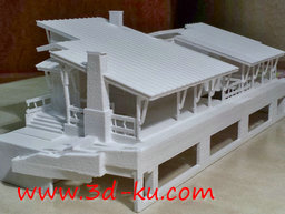 3D打印模型豪华的二层住宅的图片
