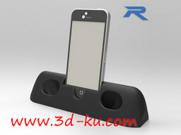 3D打印模型iPhone 5底座的图片