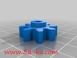 3D打印模型并不完整的一套的图片