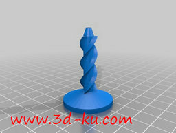 3D打印模型带有螺纹管更容易将水的图片