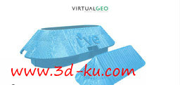 3D打印模型小屋形盒的图片