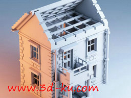 3D打印模型3D打印别墅的图片