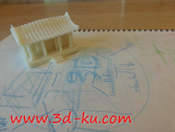 3D打印模型北京四合院普遍的一层的图片