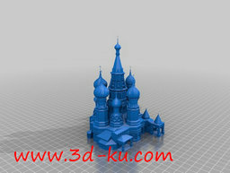 3D打印模型俄罗斯教堂的图片