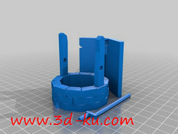 3D打印模型具有坚固结构的古代石井的图片