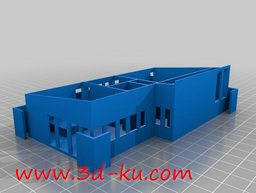 3D打印模型理想中的家庭住房的图片
