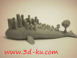 3D打印模型承载着世界的鲸鱼，鲸的图片