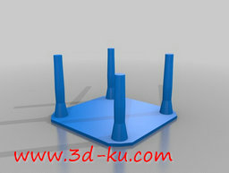 3D打印模型童话中的房屋，很温馨的图片