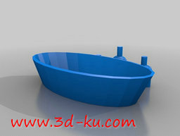 3D打印模型童话中的房屋，很温馨的图片
