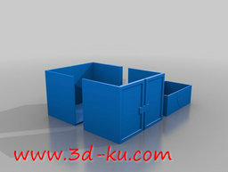 3D打印模型童话中的房屋，很温馨的图片