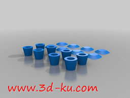3D打印模型童话中的房屋，很温馨的图片
