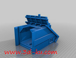 3D打印模型一幢独立的别墅，是给的图片