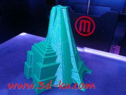 3D打印模型灵感来自埃菲尔铁塔，的图片
