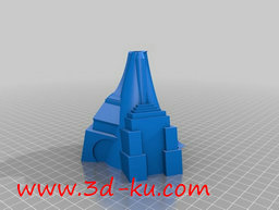 3D打印模型灵感来自埃菲尔铁塔，的图片