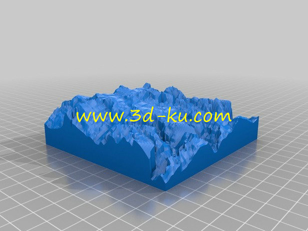 奥地利最高的山的模型的图片1