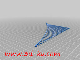 3D打印模型美国最老的悬索桥之一的图片