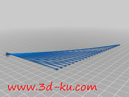 3D打印模型美国最老的悬索桥之一的图片