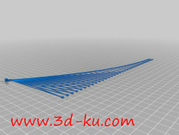 3D打印模型美国最老的悬索桥之一的图片